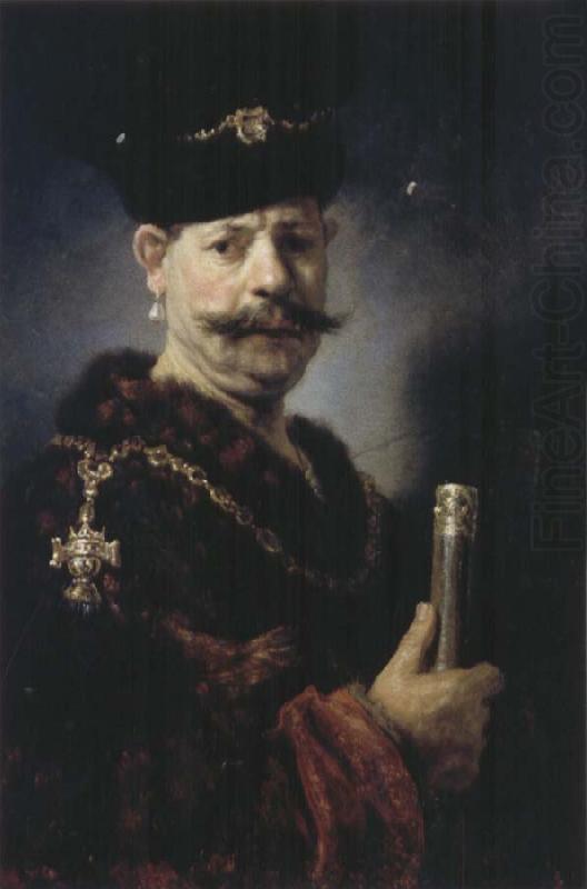 The Polish Nobleman or Man in Exotic Dress, REMBRANDT Harmenszoon van Rijn